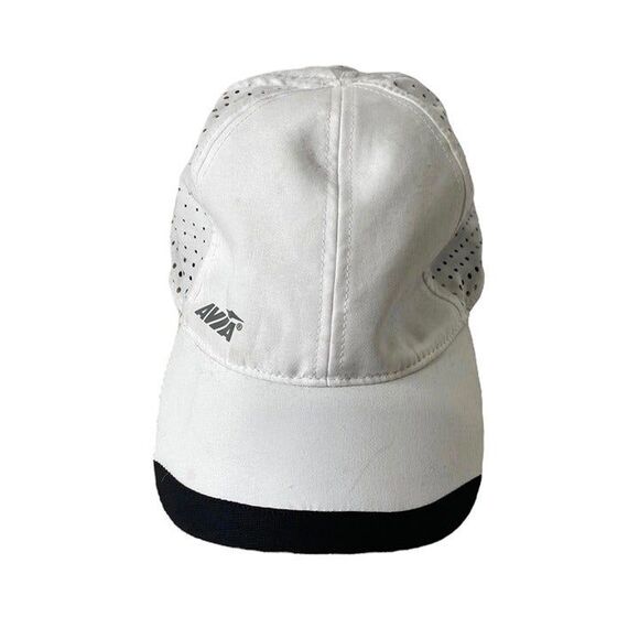 Avia Athletic Hat Women’s White and Black Breathable Mesh Adjustable One Size - Picture 1 of 10